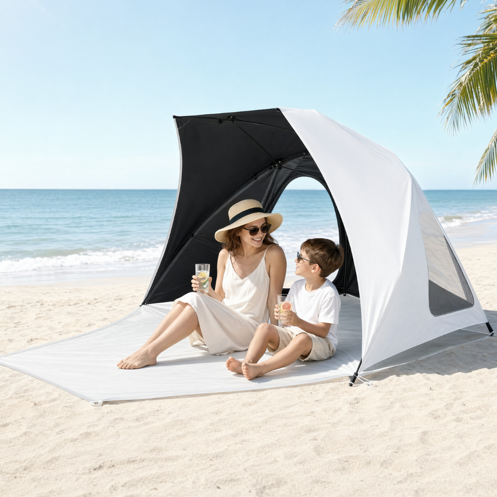 Speedy High-speed Construction Beach Tent[Aluminum Alloy Wind-Resistant Frame]